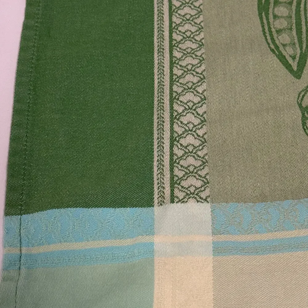 Green Pea Vintage Tea Towel‎